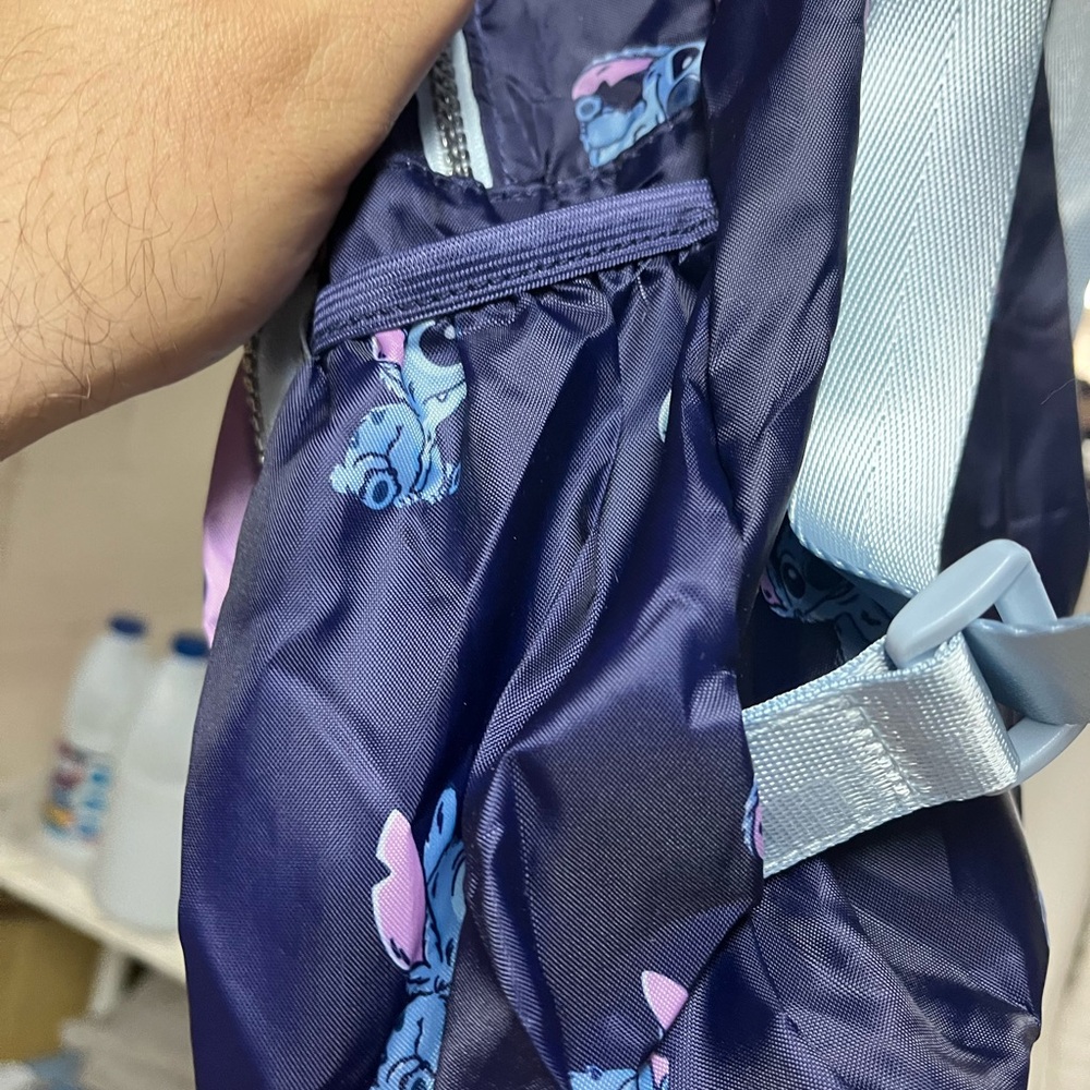 Primark Stitch Kids Backpack - Navy and Light Blue - Picture 5 of 9